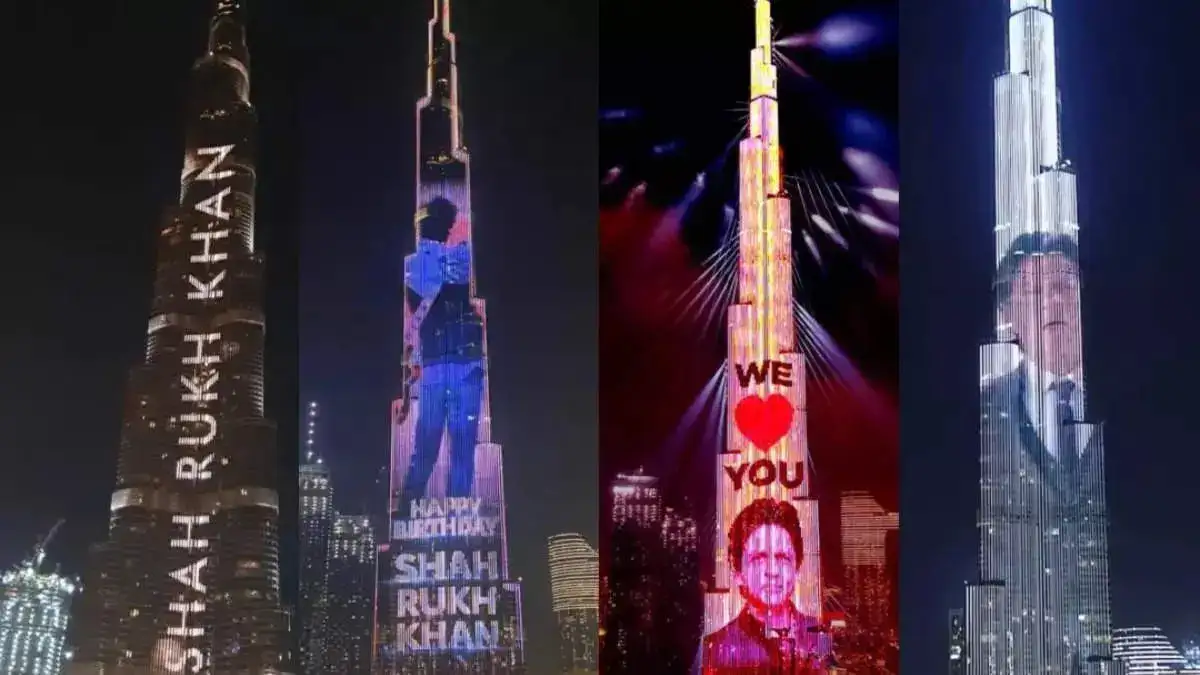 srk name on burj khalifa