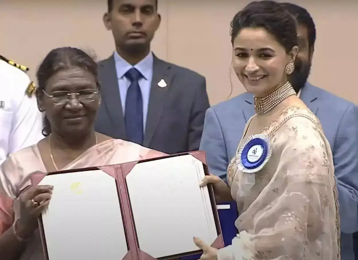 Alia Bhatt wins for 'Gangubai Kathiawadi' at National Film Awards 2023