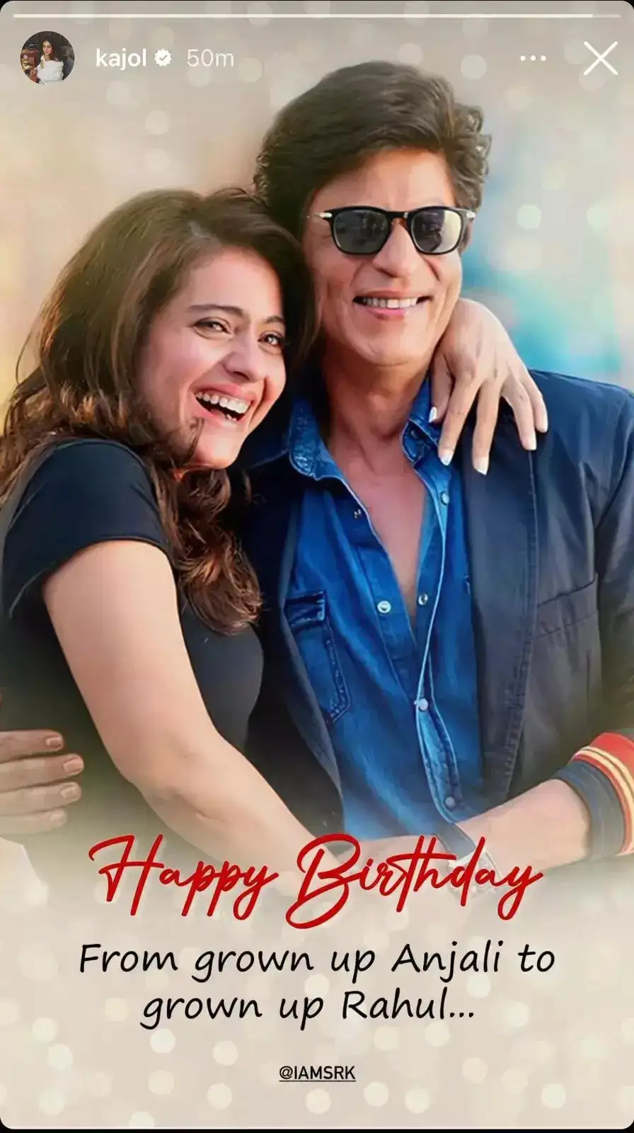 Shah Rukh Khan and Kajol