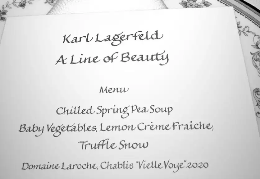 Met Gala 2023 food menu