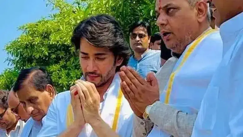 In pictures: Mahesh Babu immerses his mother Indira Devi's ashes in Haridwar