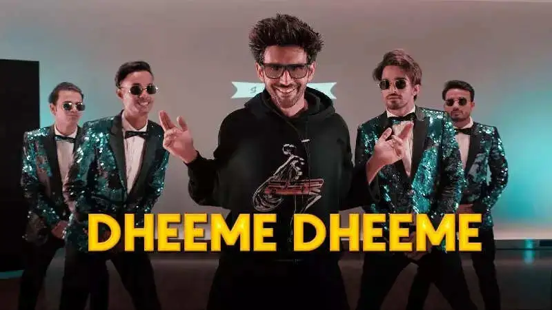 Kartik Aaryan grooves to 'Dheeme Dheeme' with MJ5 as 'Pati Patni Aur Woh' completes 4 years. Watch now