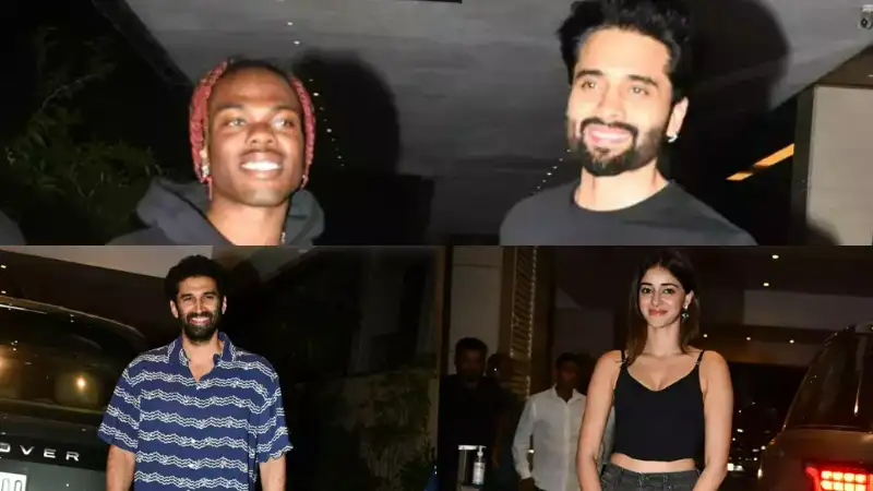 Aditya Roy Kapur attends CKay's bash with Ananya Panday, Bhumi Pednekar and others. See pics