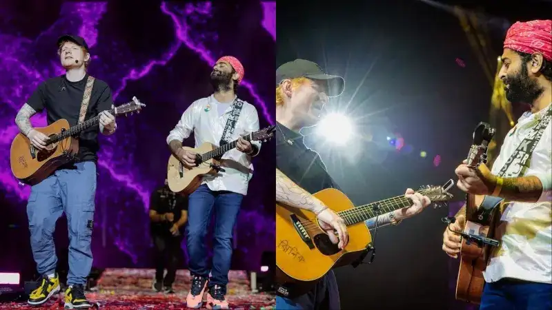 Arijit Singh and Ed Sheeran surprise fans during the London concert! Watch