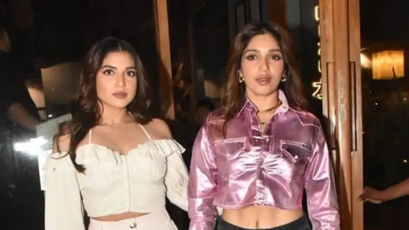 Bhumi Pednekar, sister Samiksha get spotted at dinner date. Fans think they look 'same-to-same'