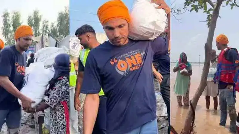 Randeep Hooda joins relief efforts in Haryana, aids flood-stricken communities