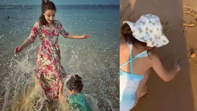 Soha Ali Khan shares ‘post holiday blues’ with video of daughter Inaaya at a beach on her recent Goa trip