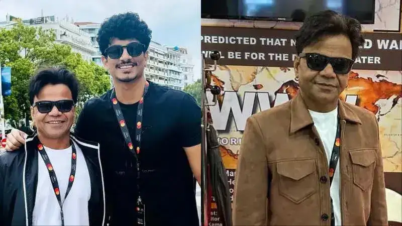 Music composer Palaash Muchhal makes an entry at Cannes 2024 with Rajpal Yadav