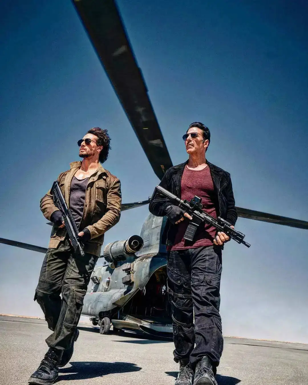 Akshay Kumar and Tiger Shroff in ‘Bade Miyan Chote Miyan’