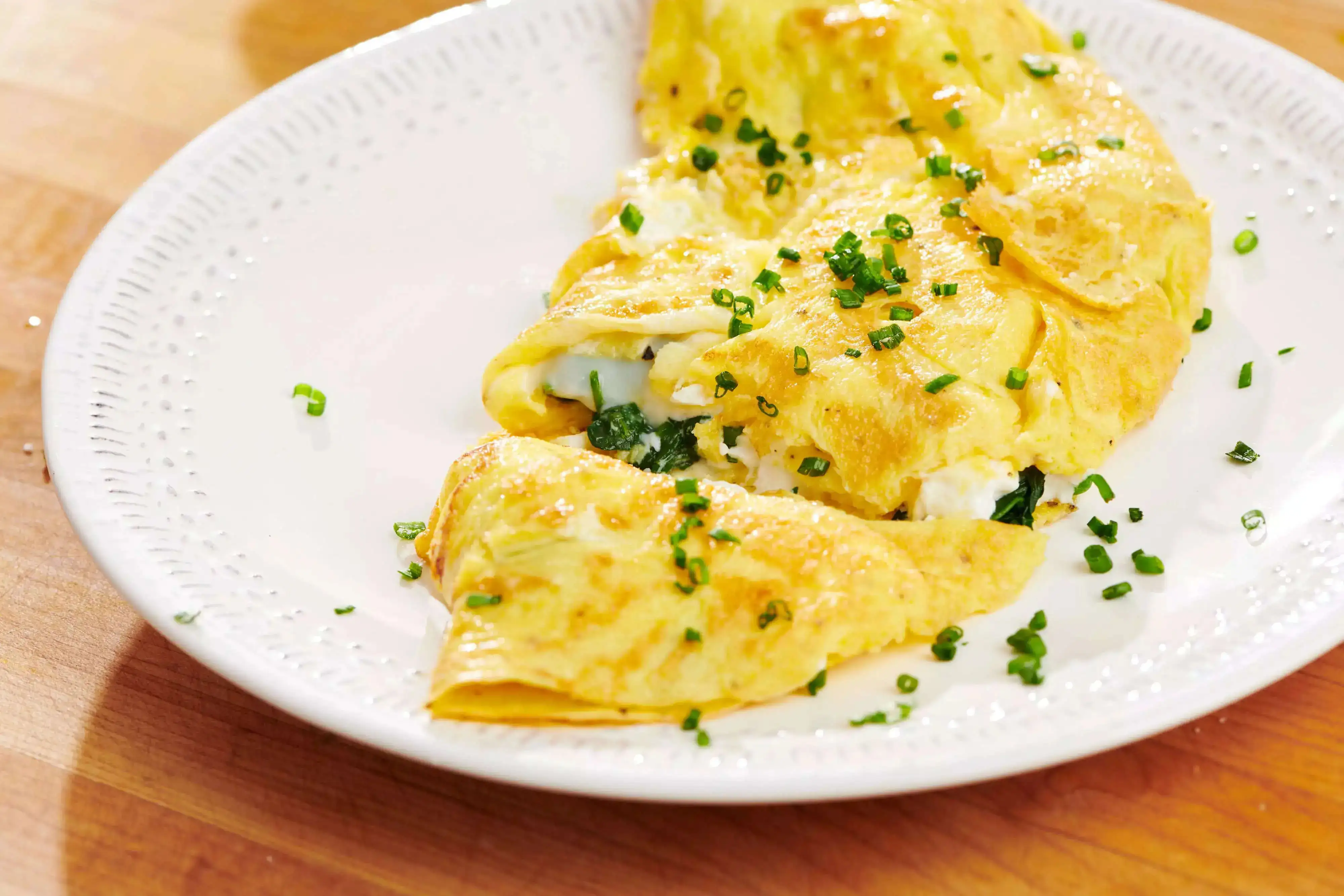 Spinach and Feta Omelet