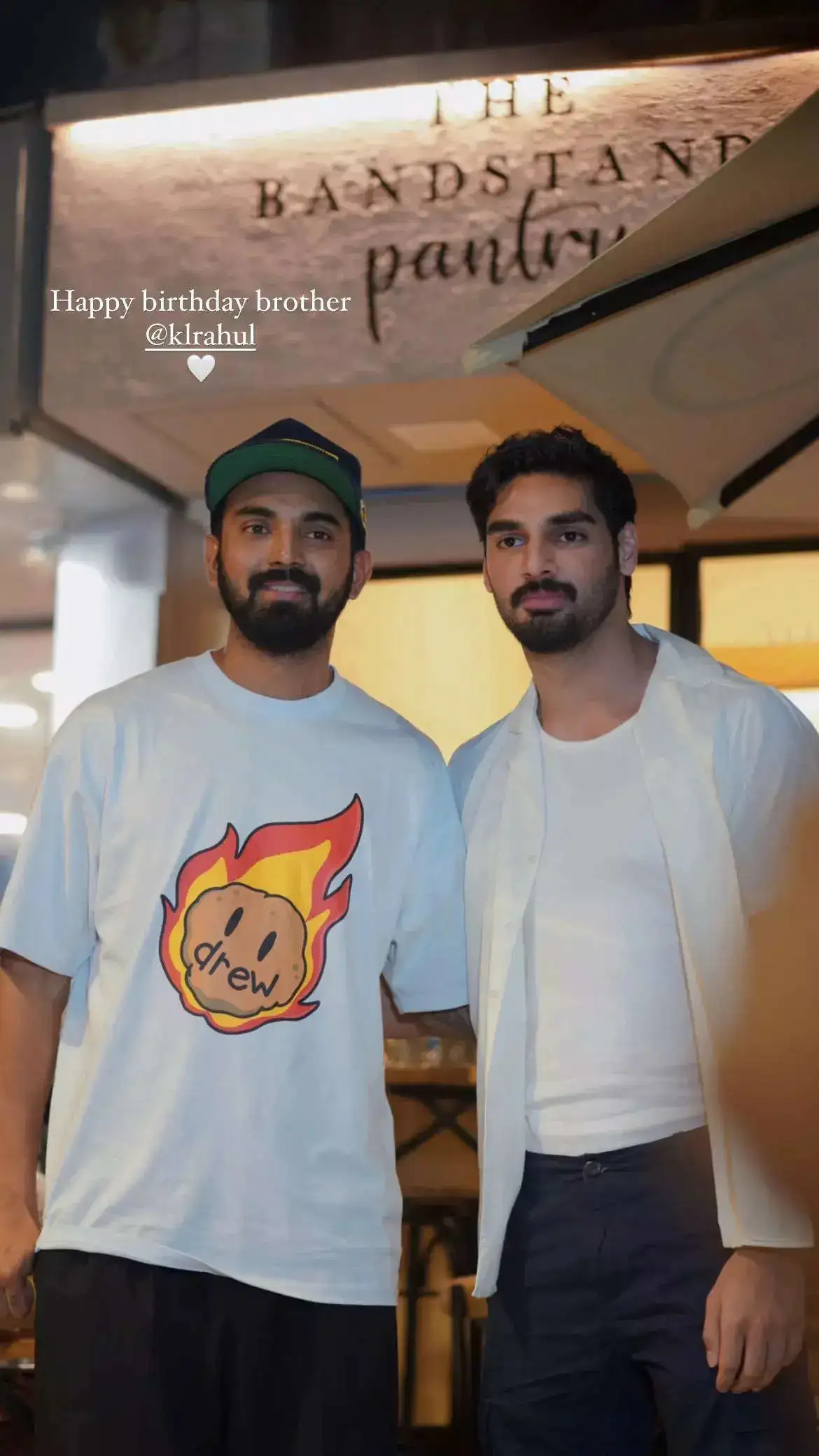 Ahan Shetty and KL Rahul