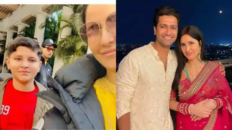 Vicky Kaushal photobombs a young boy's selfie with wife Katrina Kaif