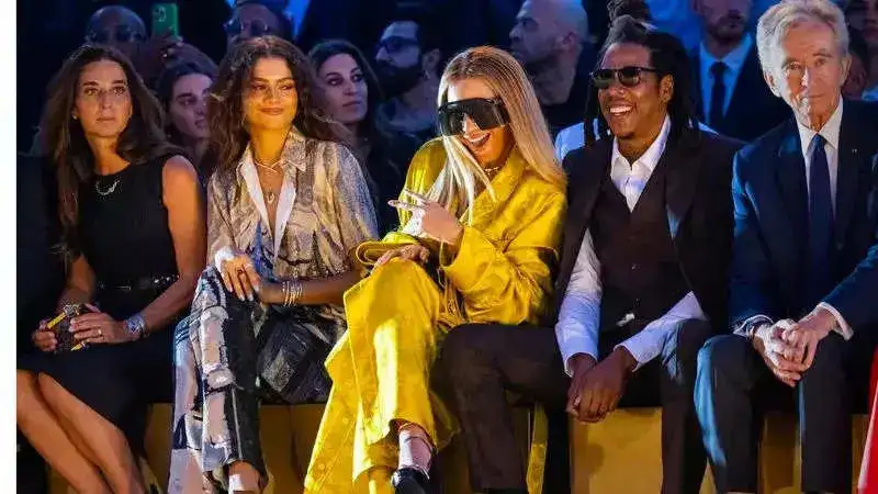 Jay-Z steals the show at Pharrell's Louis Vuitton show with an electrifying 'Mundian to Bach Ke' revamp