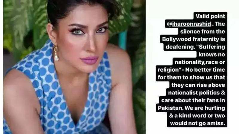 Mehwish Hayat questions 'Bollywood's deafening silence' regarding Pakistan floods