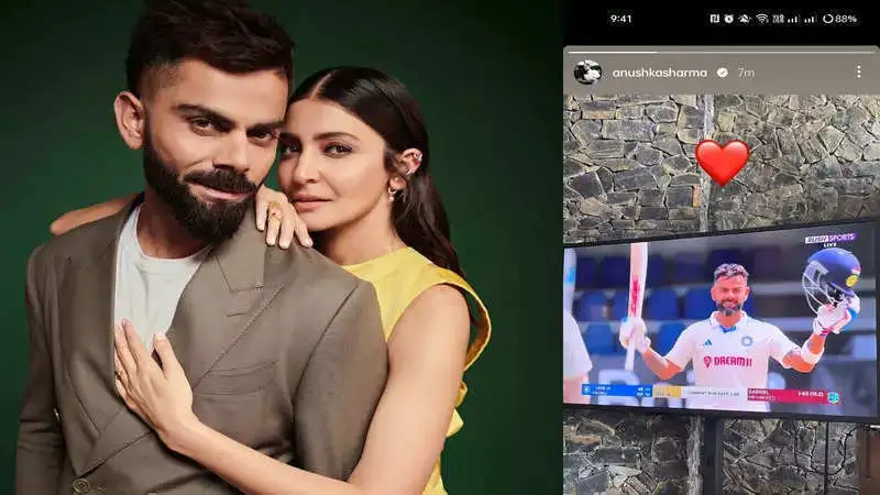 Anushka Sharma is Virat Kohli's true cheerleader, celebrates his 29th Test Century