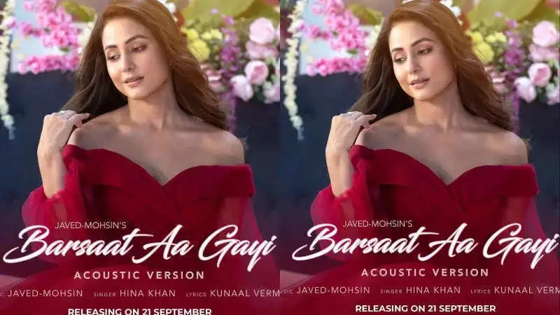 Hina Khan makes her singing debut with the song ‘Barsaat Aa Gayi’! Listen to the beautiful song now