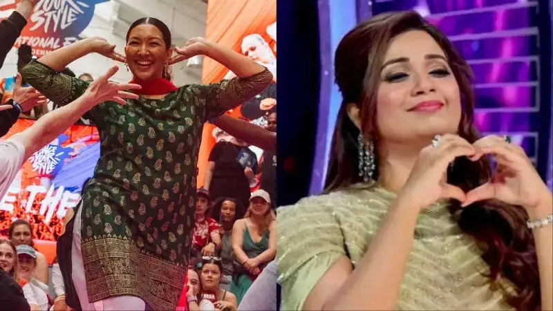 Shreya Ghoshal reacts to an Indian woman dancing to ‘Ooh La La’ in Denmark