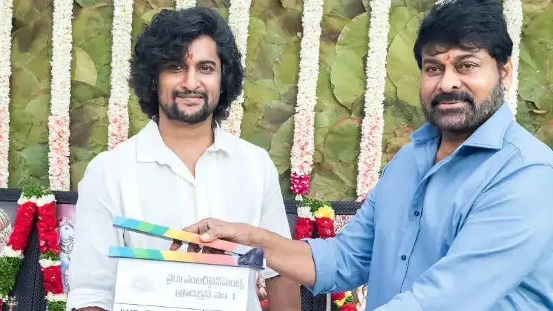 Nani 30: Chiranjeevi launches Nani and Mrunal Thakur's next project