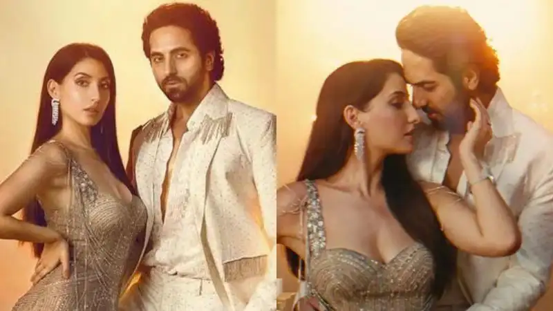 Jedha Nasha song out. Ayushmann Khurrana, Nora Fatehi burn the dance floor with remix track