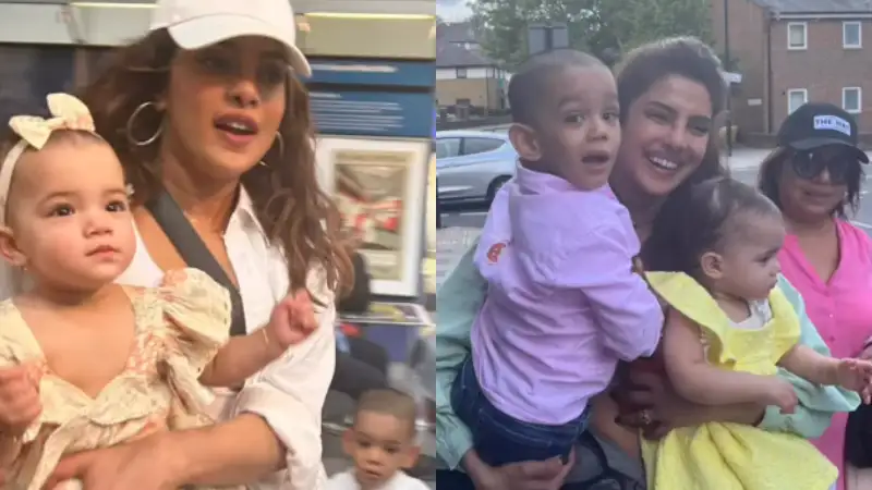 Priyanka Chopra's daughter Malti Marie starts walking. See viral pictures from their family holiday