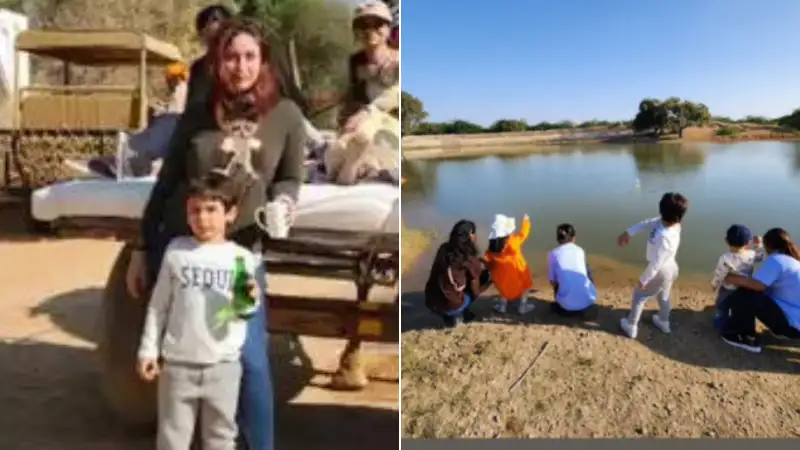 Kareena Kapoor chills at hotel while Taimur, Jeh enjoy sightseeing in Jaisalmer. Aunt Saba shares adorable pic