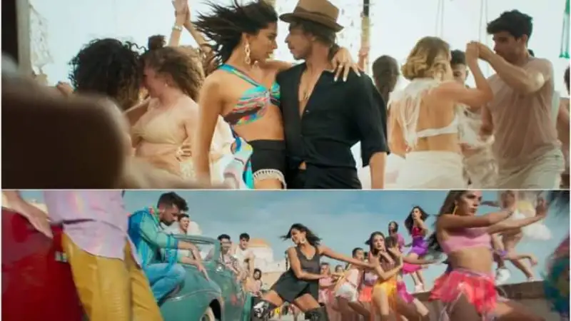 Deepika Padukone sizzles in blue bikini, dances with Shah Rukh Khan in Besharam Rang from Pathaan. See first glimpse