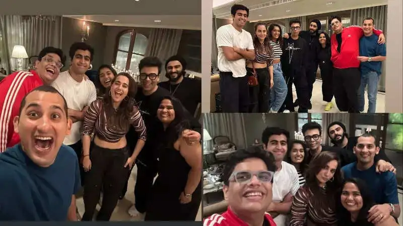 Karan Johar, Arjun Kapoor and Kusha Kapila enjoy at their 'best ever kitty party'; pictures inside