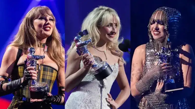 Taylor Swift breaks Beyoncé’s record at MTV VMAs. Here's the full winners list