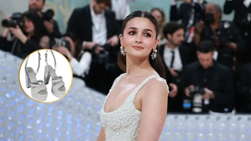 Alia Bhatt wears pearl shoes for Met Gala 2023 red carpet, leaves fans stunned