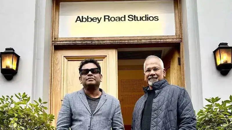 AR Rahman shares glimpse of the post-production work of 'Ponniyin Selvan 2' with Mani Ratnam