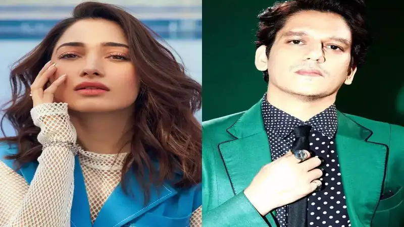 Vijay Varma playfully ducks and blushes over rumoured romance with Tamannaah Bhatia