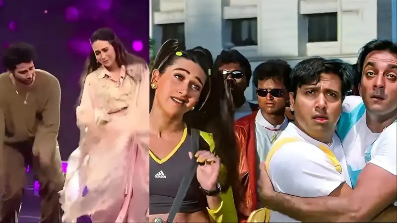 Siddhant Chaturvedi and Karisma Kapoor recreate THIS iconic track by latter; Watch