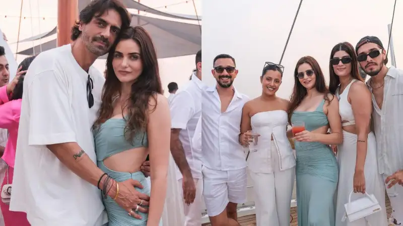 Inside Arjun Rampal's 50th birthay bash hosted by girlfriend Gabriella Demetriades. See pics