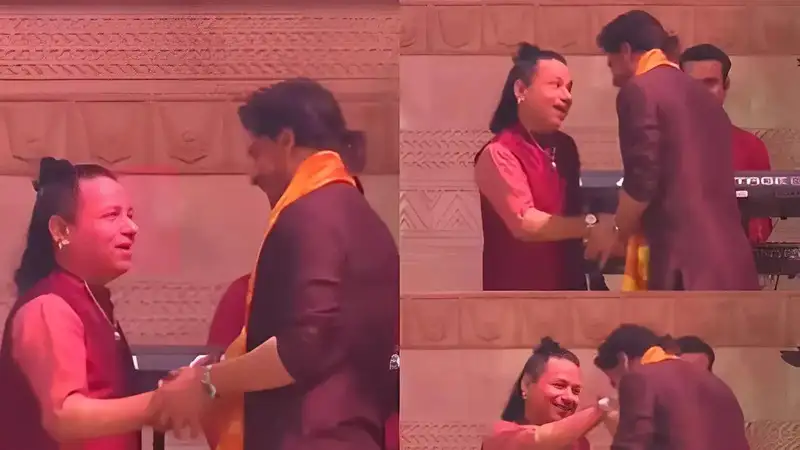 Shah Rukh Khan and Kailash Kher hug it out days after the singer's 'Bade Log Choti Harkat' comment. Watch video