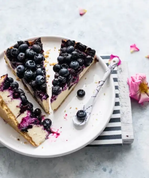 Blueberry cheesecake