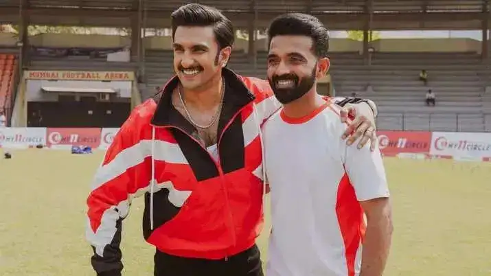 Ajinkya Rahane and Ranveer Singh