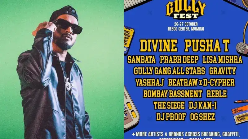 Rapper DIVINE and Pusha T announce “Gully Fest 2024” in Mumbai!