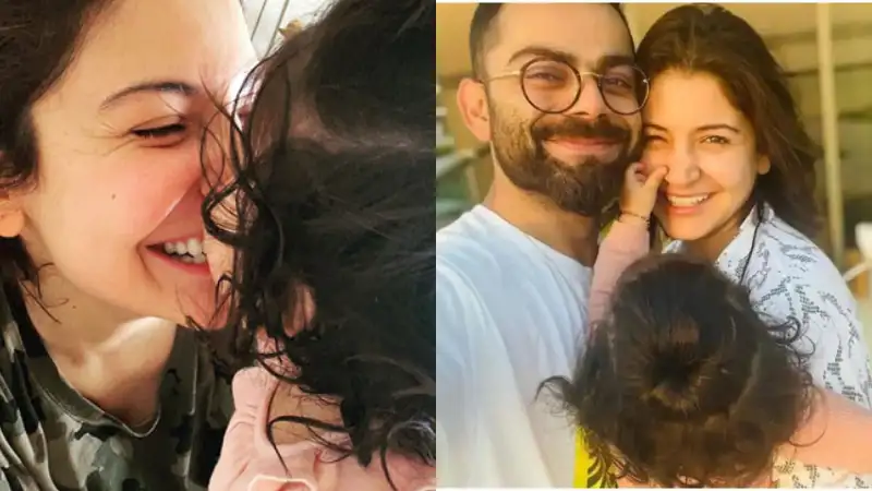 Anushka Sharma, Virat Kohli's unseen video with baby Vamika from Vrindavan goes viral. Watch