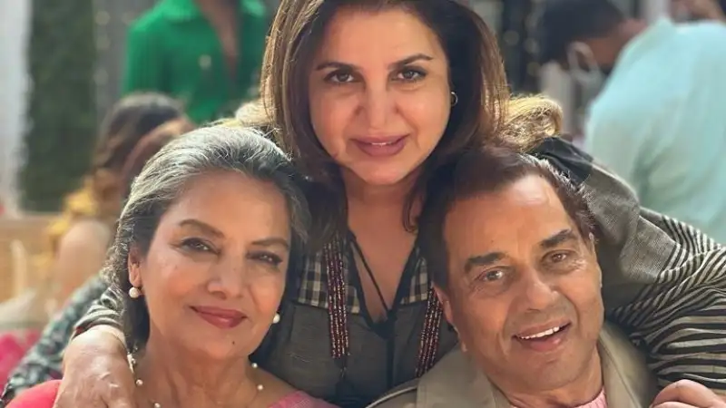 Inside Rocky Aur Rani Ki Prem Kahani sets with birthday girl Farah Khan, Shabana Azmi, Dharmendra