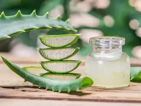 aloe vera gel.