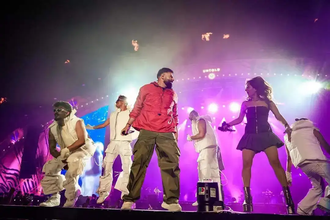 Badshah performs at Untold Festival