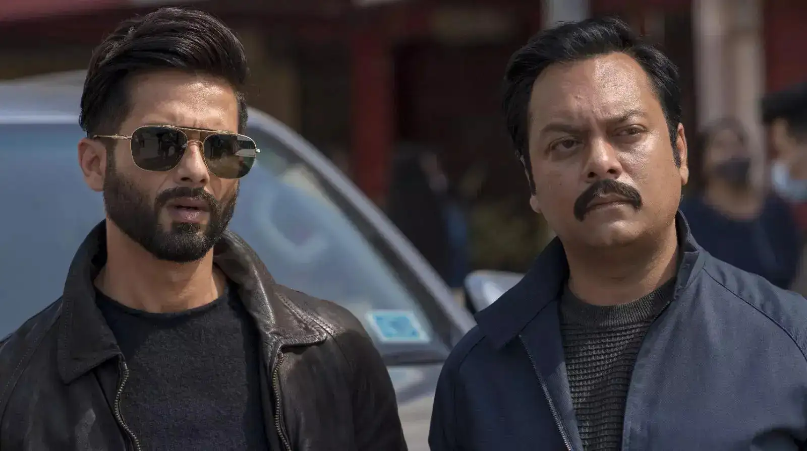 Zeishan Quadri and Shahid Kapoor in Bloody Daddy