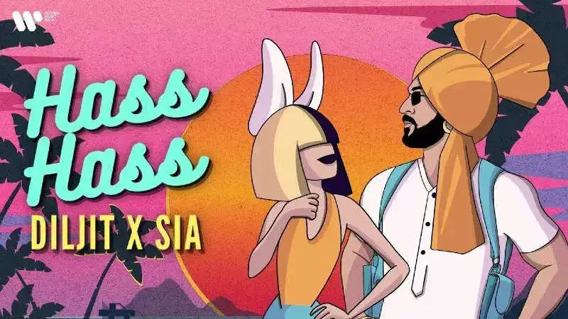 Sia and Diljit Dosanjh sing in Punjabi for 'Hass Hass'. Listen to the romantic song now!