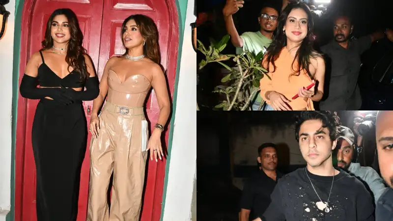 Bhumi Pednekar throws lavish birthday bash for sister Samiksha. Aryan Khan, Nysa Devgan attend