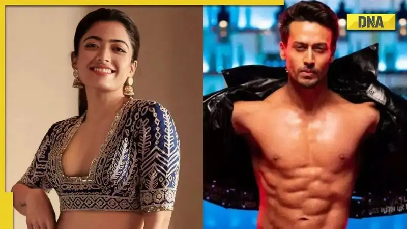 Rashmika Mandanna shares BTS photo with Tiger Shroff from an ad shoot