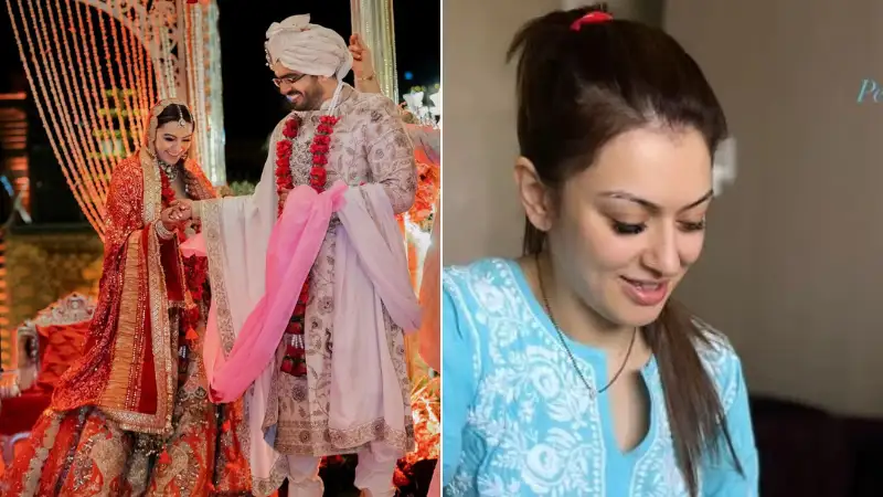 Hansika Motwani prepares halwa for her first rasoi, husband Sohael Kathuriya shares adorable pic