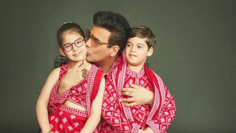 Karan Johar shares cute video of kids Yash, Roohi, fans say 'always fun to see them'. Watch