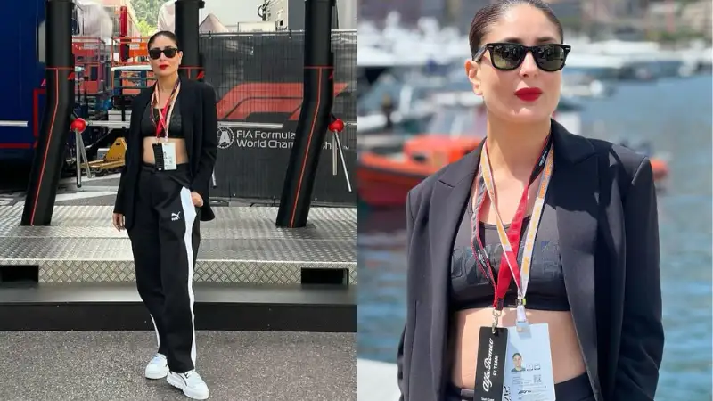 Kareena Kapoor stuns in an all-black avatar at F1 Grand Prix in Monaco. Seen yet?