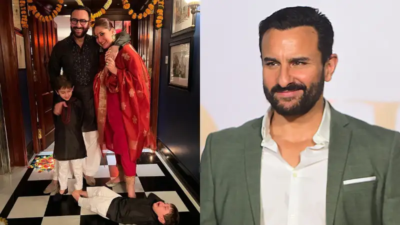 Saif Ali Khan reveals truth behind Jeh throwing tantrum in viral Diwali pic posted by Kareena Kapoor