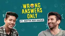 Aditya Roy Kapur plays WRONG ANSWERS ONLY! 😂 | OM | Gaurav